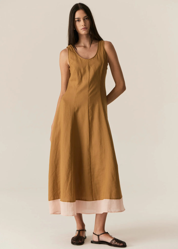 Pol Speck Dress - Ginger/Pink