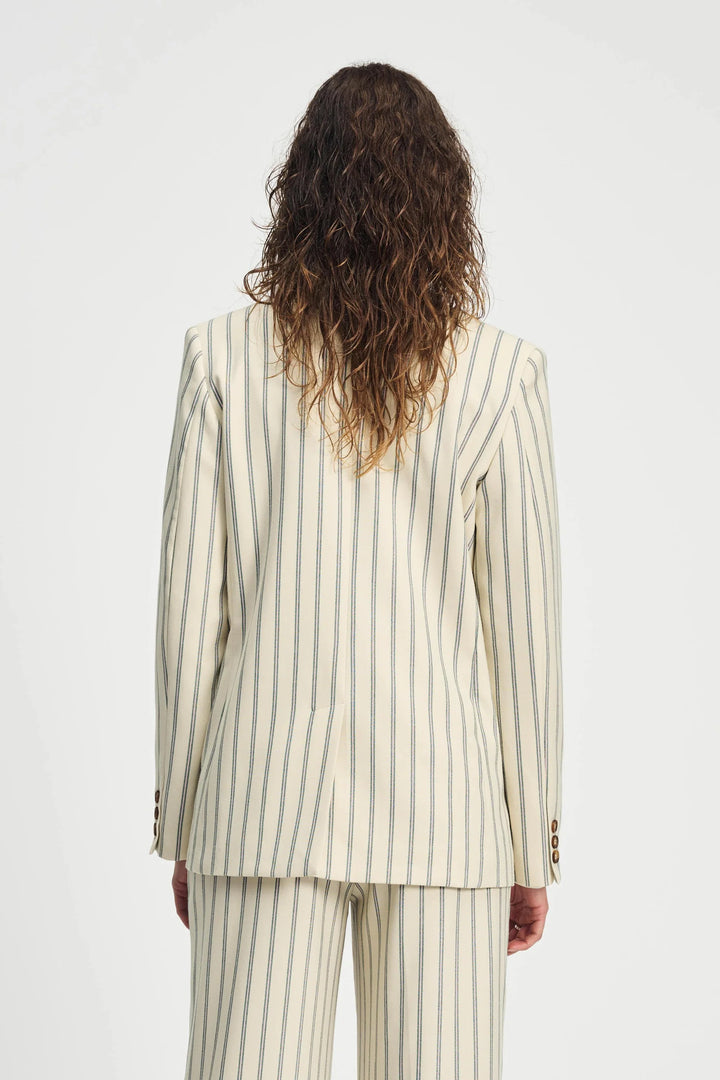 Pom Amsterdam Blazer - Striped Cream - Shop 9