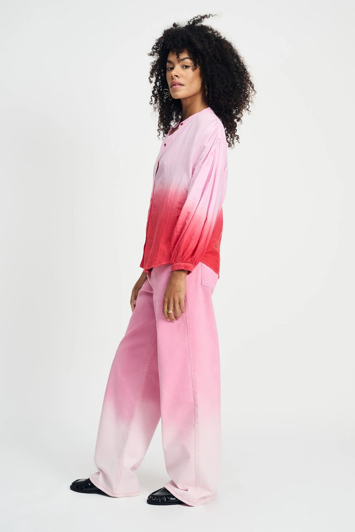 Pom Amsterdam Blouse - Faded Scarlet Red - Shop 9