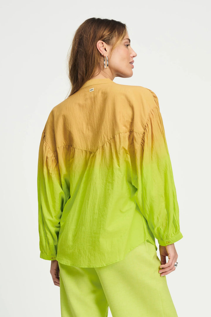 Pom Amsterdam Blouse - Faded Summer Lime - Shop 9