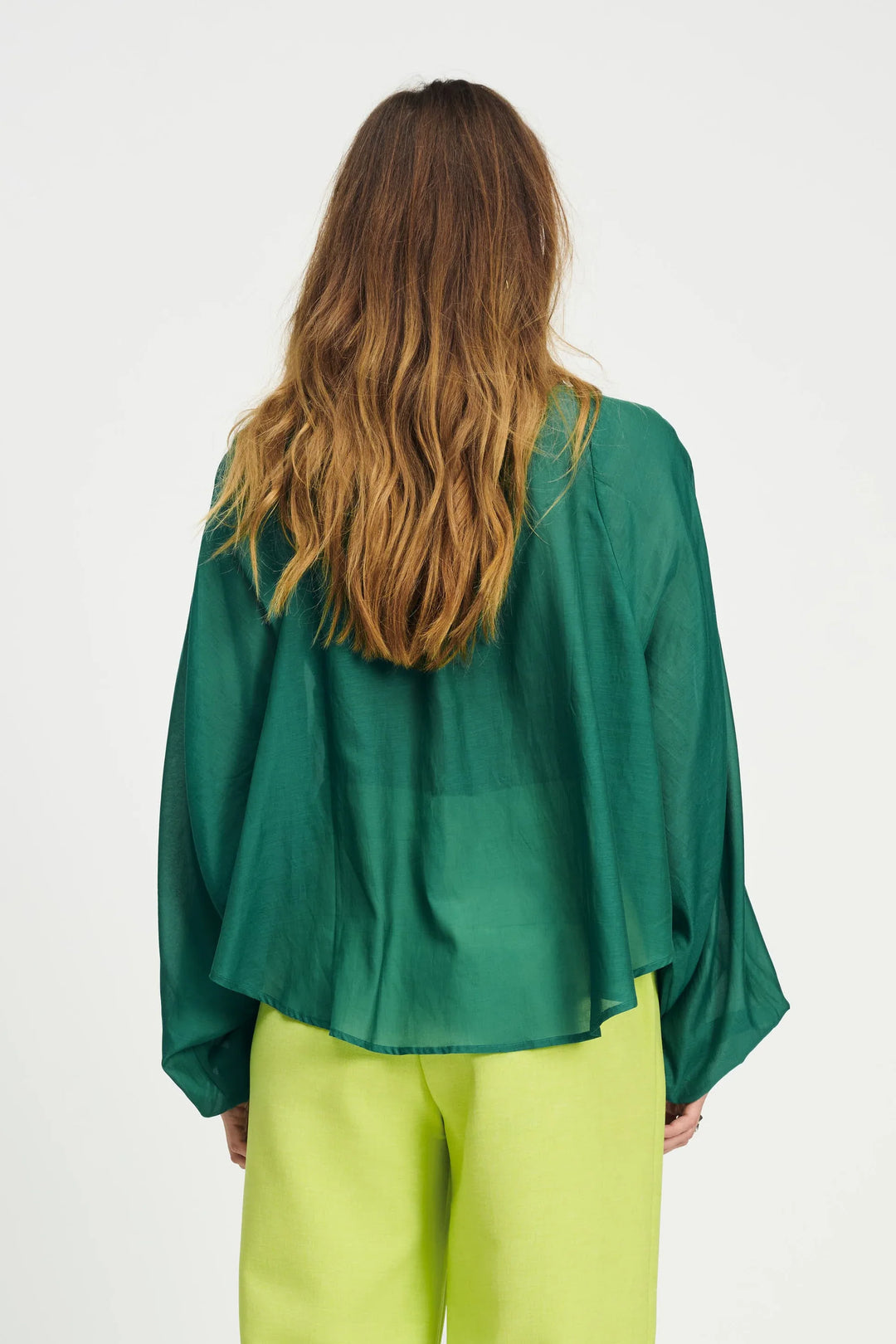 Pom Amsterdam Blouse Lena - Meadow Green - Shop 9