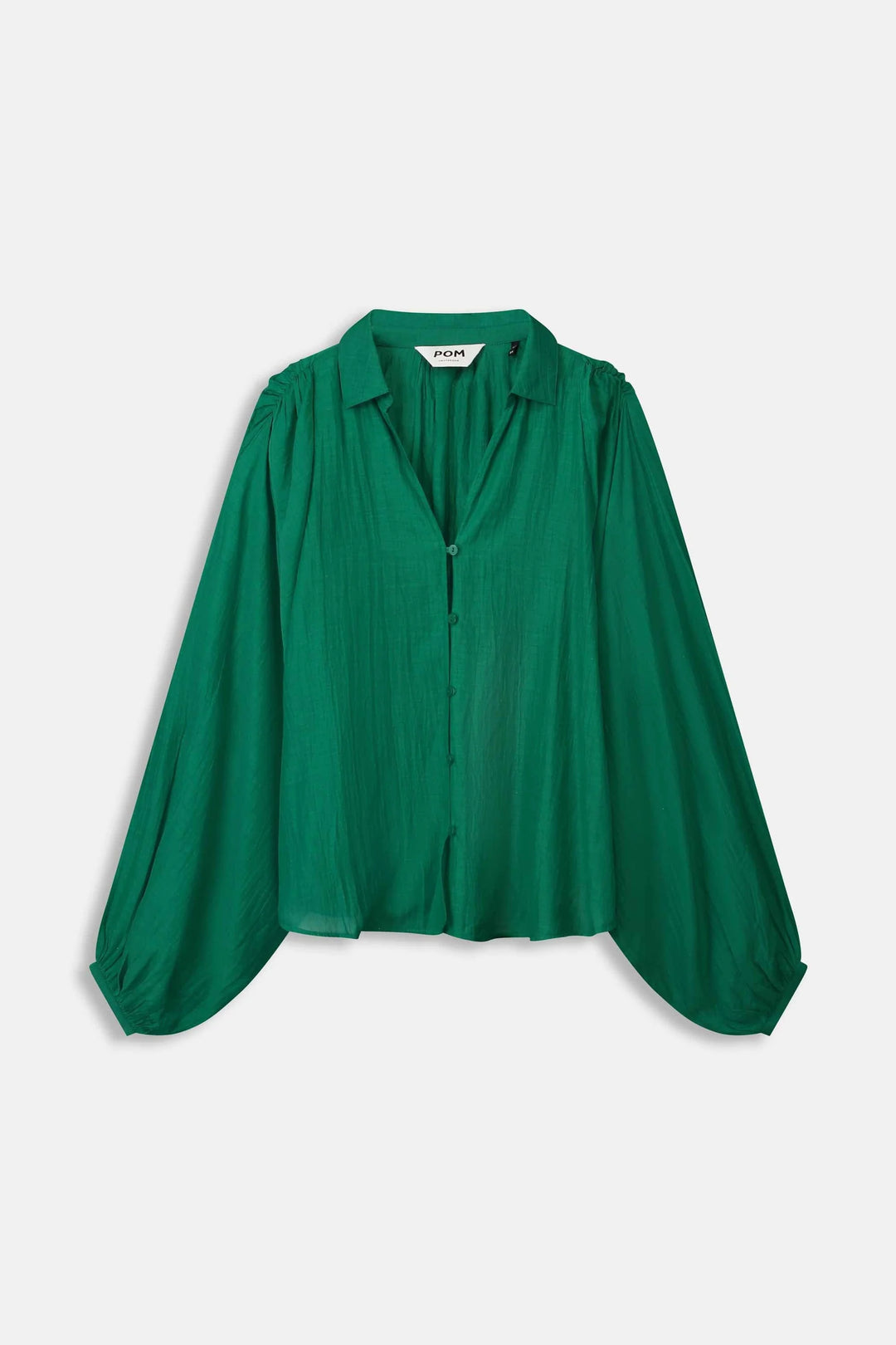 Pom Amsterdam Blouse Lena - Meadow Green - Shop 9