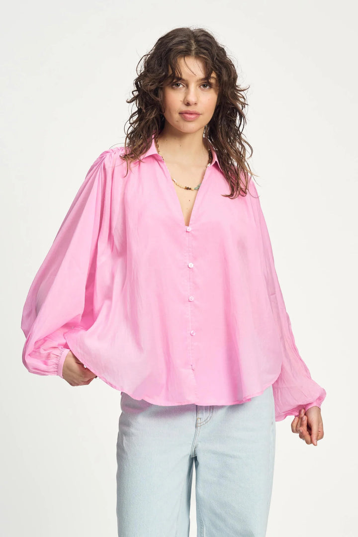 Pom Amsterdam Blouse Lena - Rose Pink - Shop 9