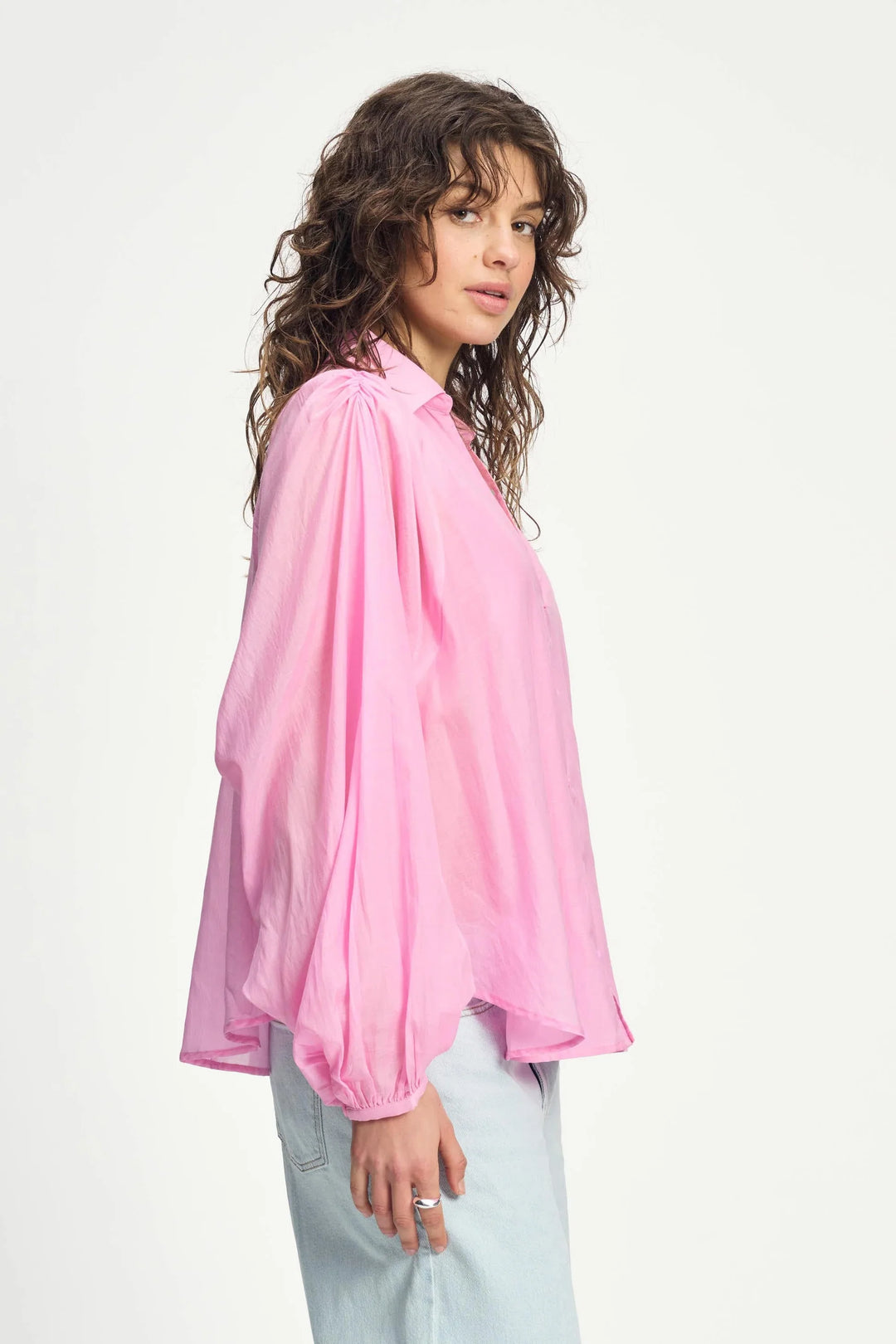 Pom Amsterdam Blouse Lena - Rose Pink - Shop 9