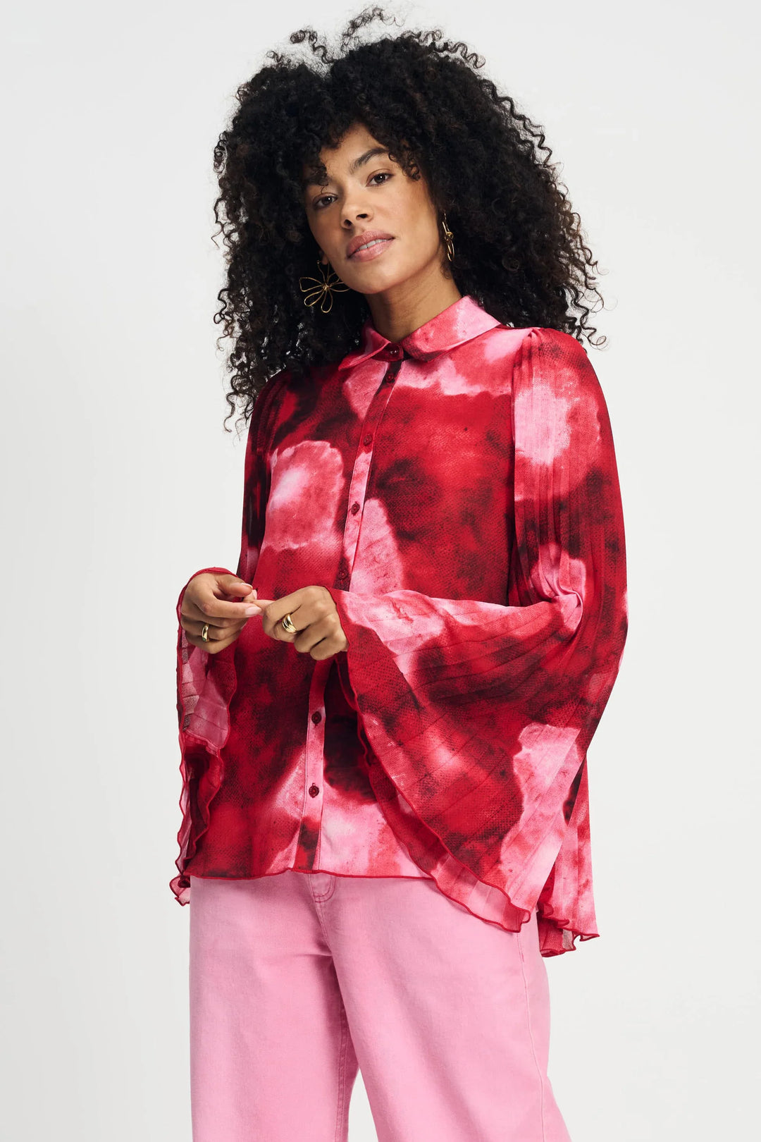 Pom Amsterdam Blouse Summer - Bliss Red - Shop 9