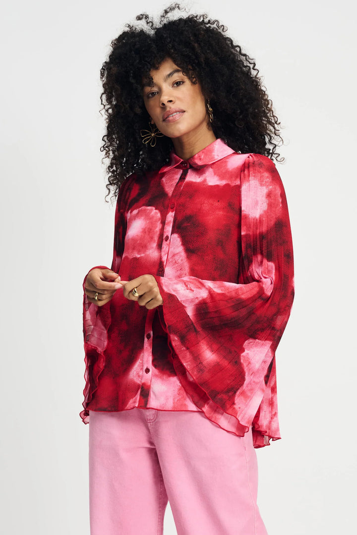 Pom Amsterdam Blouse Summer - Bliss Red - Shop 9