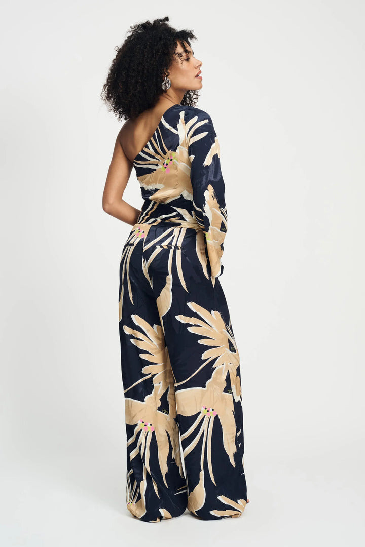 Pom Amsterdam Jumpsuit One Shoulder - Artisan Sand - Shop 9