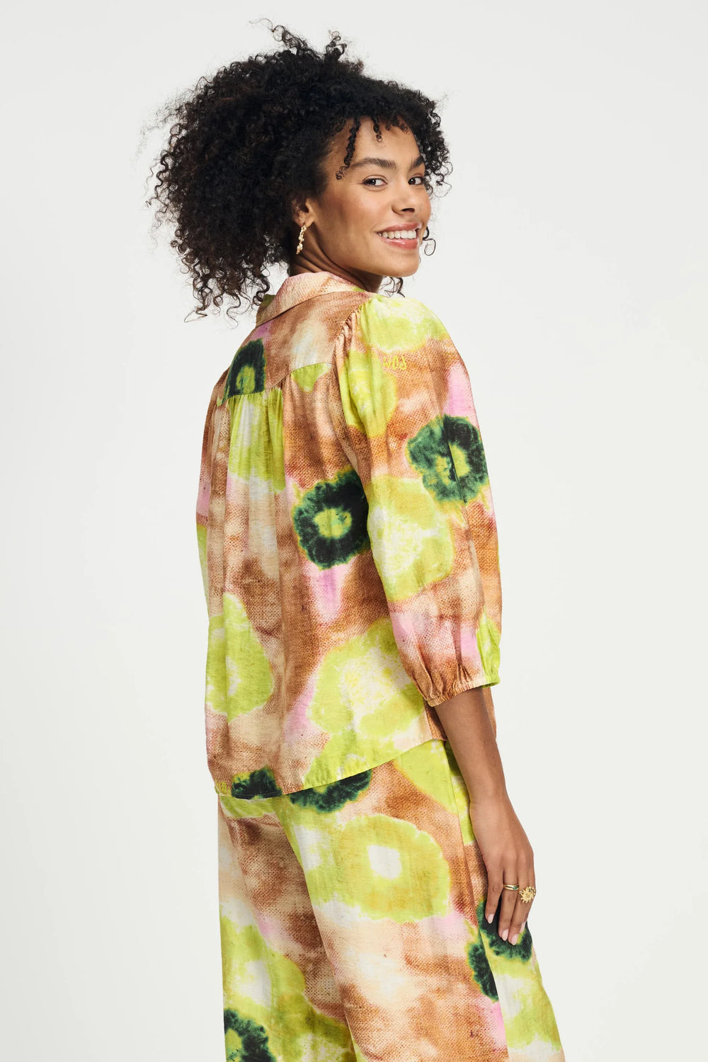Pom Blouse Summer Bliss - Lime - Shop 9
