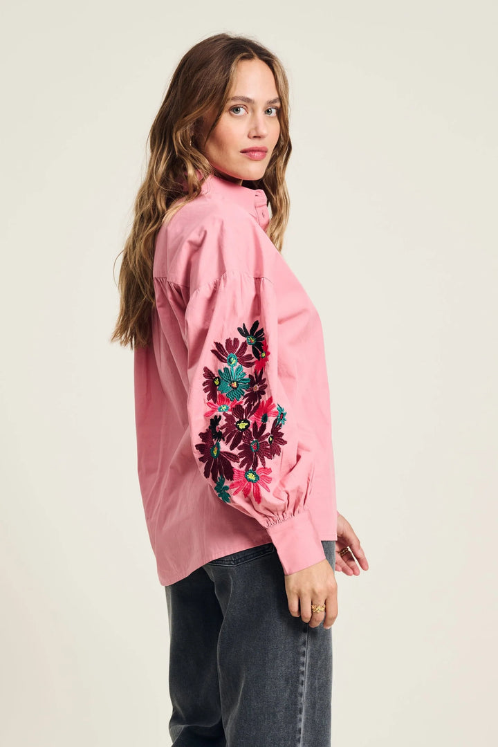 Pom Maxime Dusty Pink Blouse - Pink - Shop 9