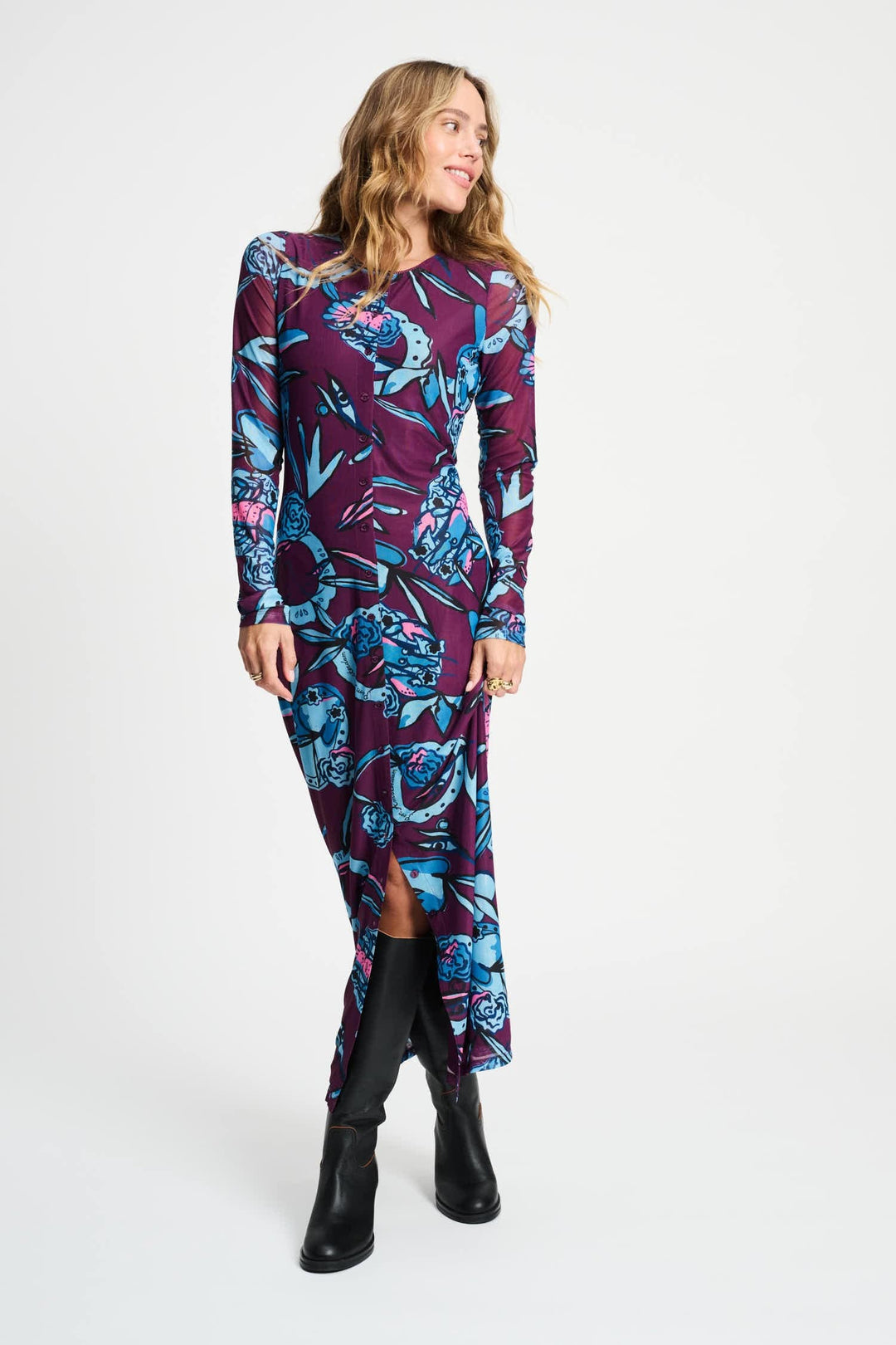 Pom Mystic Dinner Dress - Purple