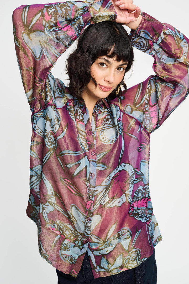 Pom Mystic Dinner Shimmer Blouse - Shop 9