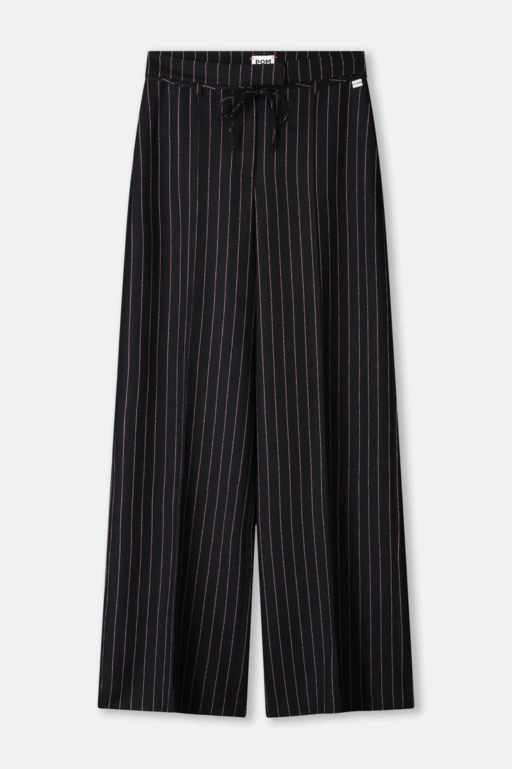Pom Noir Striped Pants - Shop 9