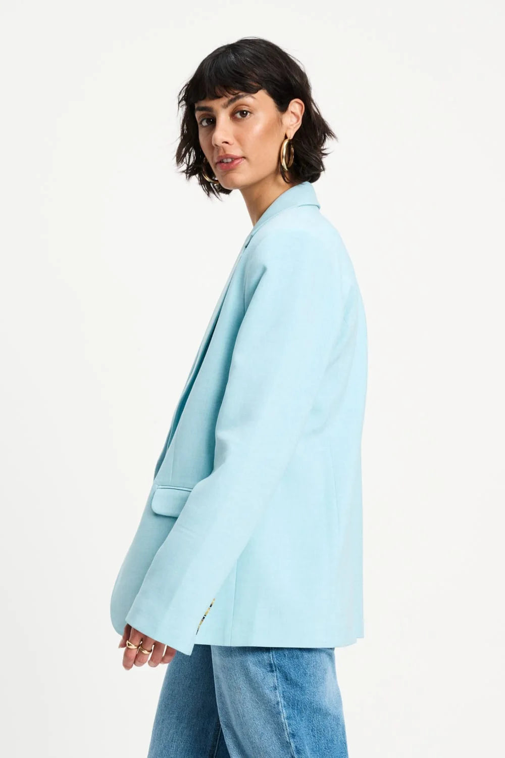 Pom Amsterdam Blazer Liz Blue Mist - Shop 9