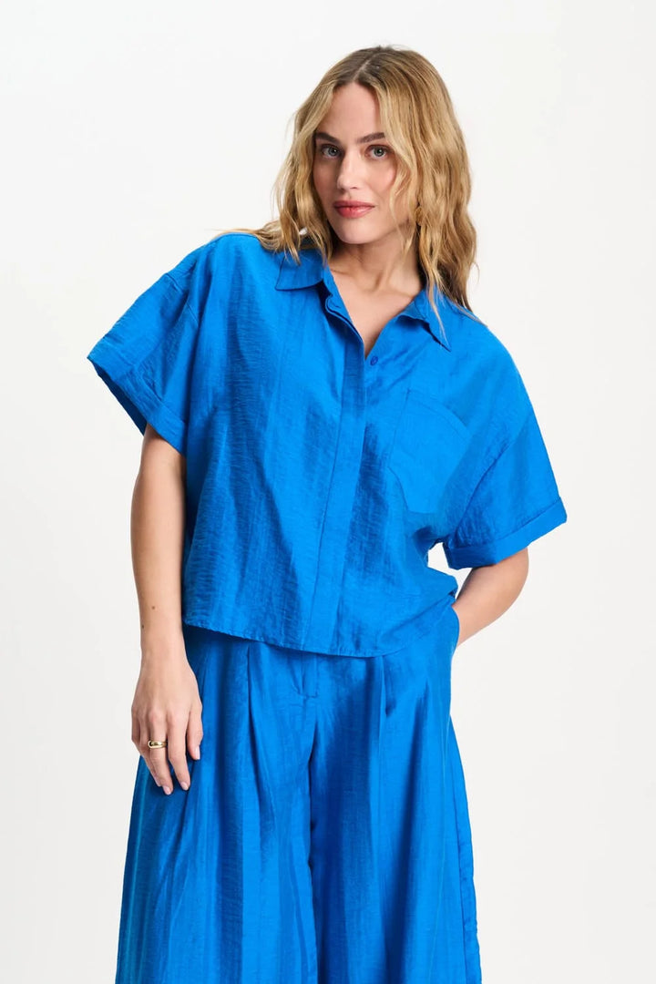 Pom Amsterdam Blouse - Ocean Blue