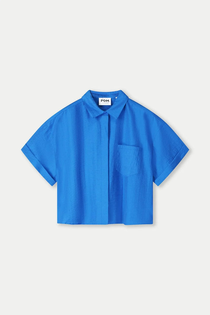 Pom Amsterdam Blouse - Ocean Blue