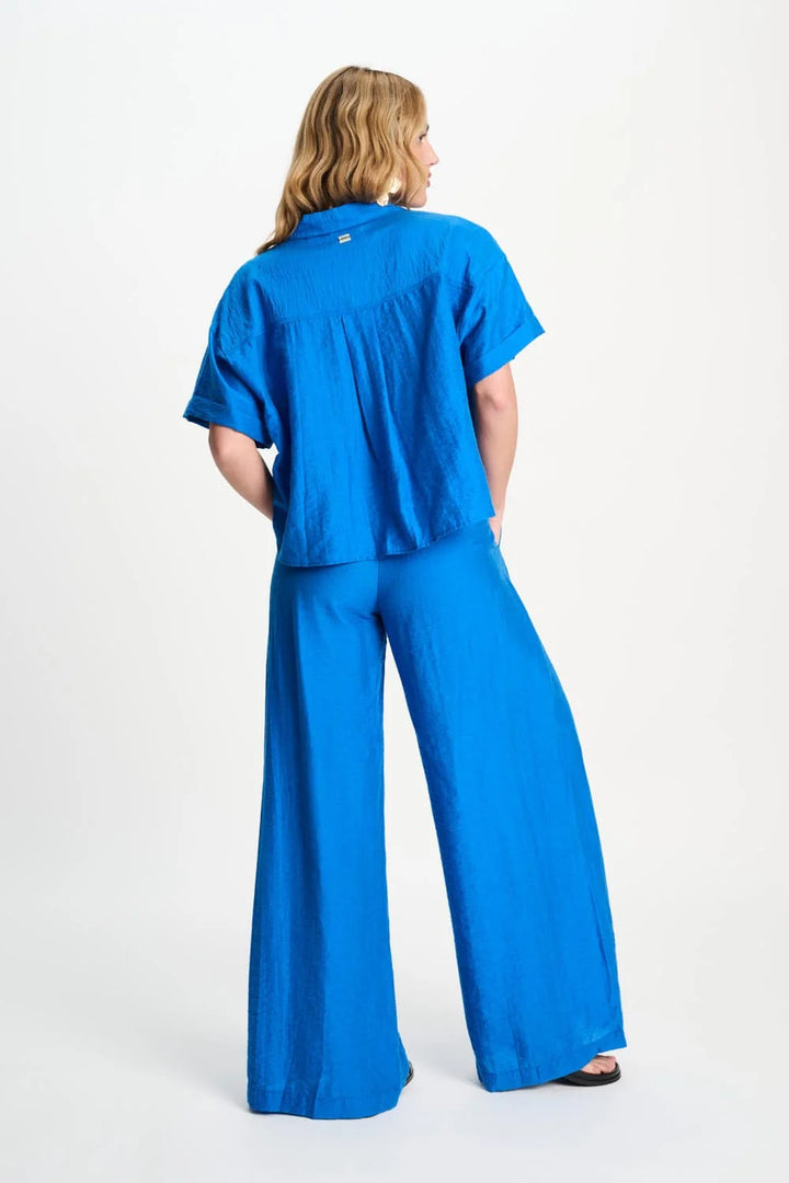 Pom Amsterdam Blouse - Ocean Blue