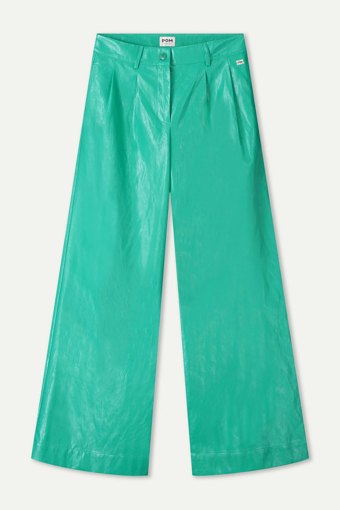 Pom Amsterdam Pants Faux Leather - Wander Green - Shop 9