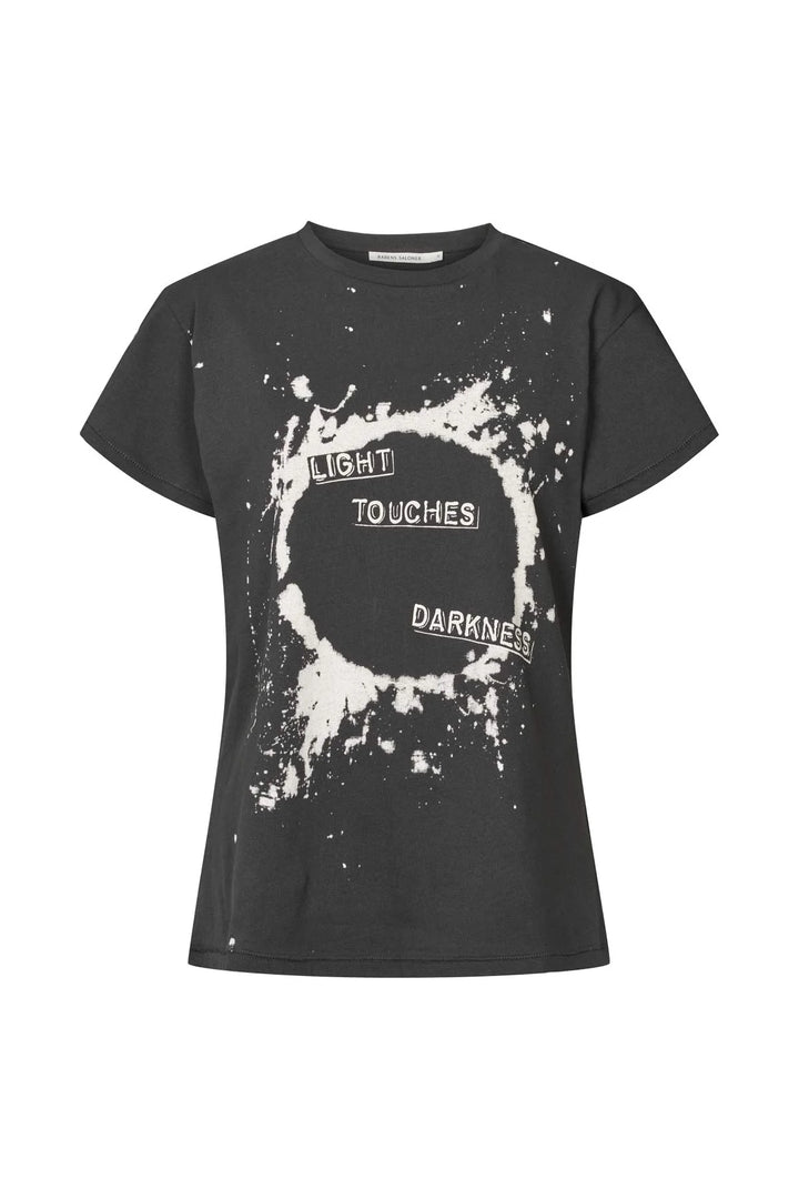 Rabens Saloner Ambla Print T-Shirt - Faded Black - Shop 9