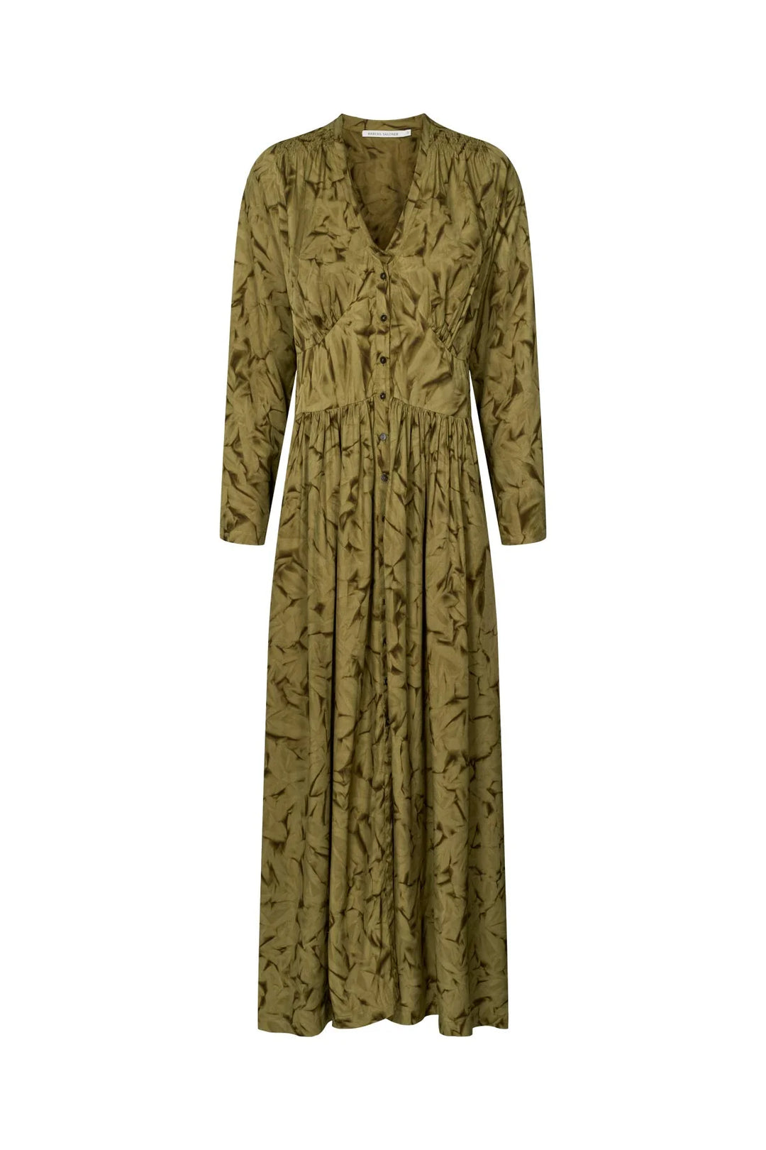 Rabens Saloner Athena Dress - Fern Green Combo - Shop 9