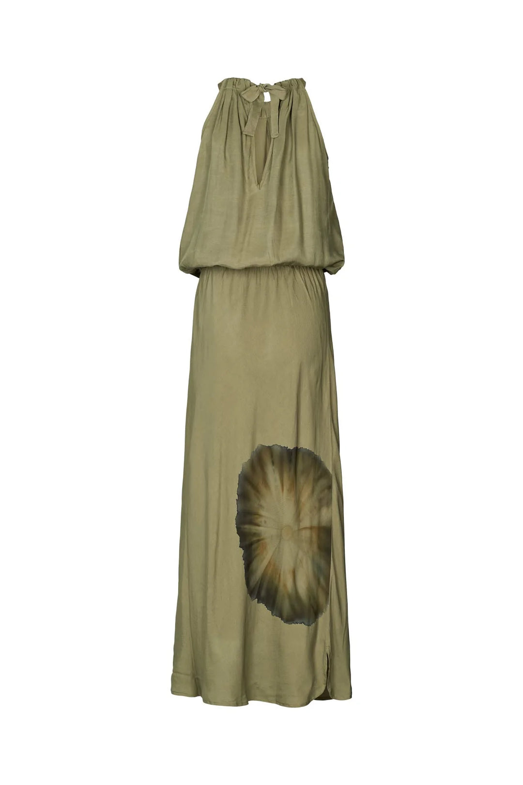 Rabens Saloner Chanette Bloom Halter Dress - Hazelnut Combo - Shop 9