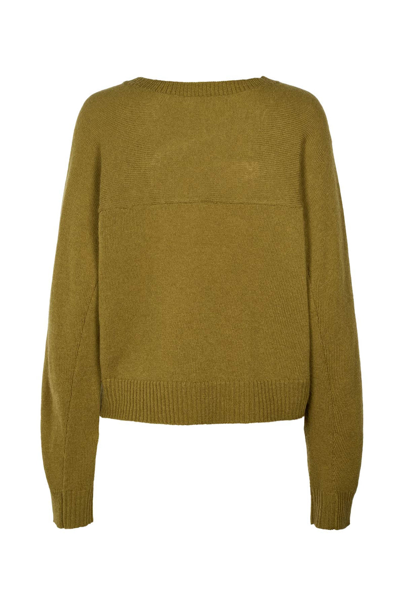 Rabens Saloner Dalani Knit - Fern Green - Shop 9
