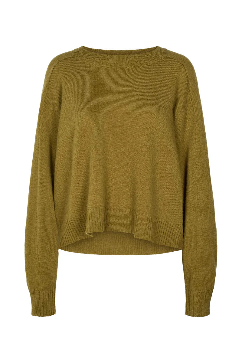 Rabens Saloner Dalani Knit - Fern Green - Shop 9