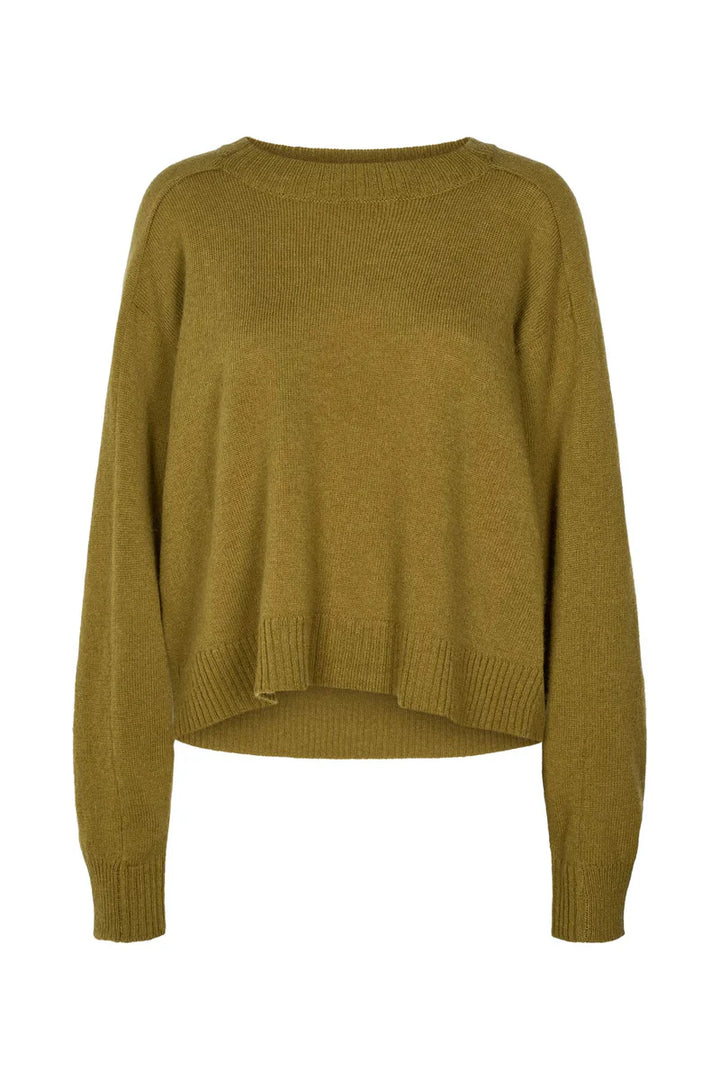 Rabens Saloner Dalani Knit - Fern Green - Shop 9