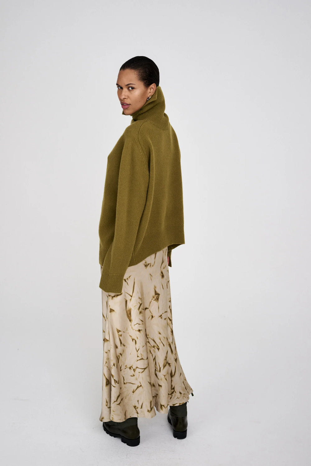 Rabens Saloner Ellery Bias Skirt - Powder Fern Combo - Shop 9