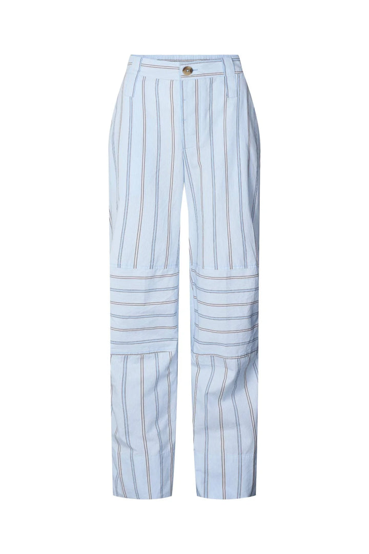 Rabens Saloner Fresia Blue Pyjama Stripe Pant - Shop 9