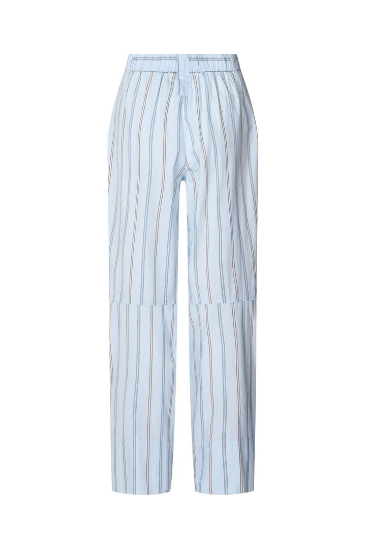 Rabens Saloner Fresia Blue Pyjama Stripe Pant - Shop 9