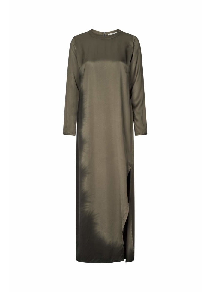 Rabens Saloner Lang Dress - Asphalt Black - Shop 9