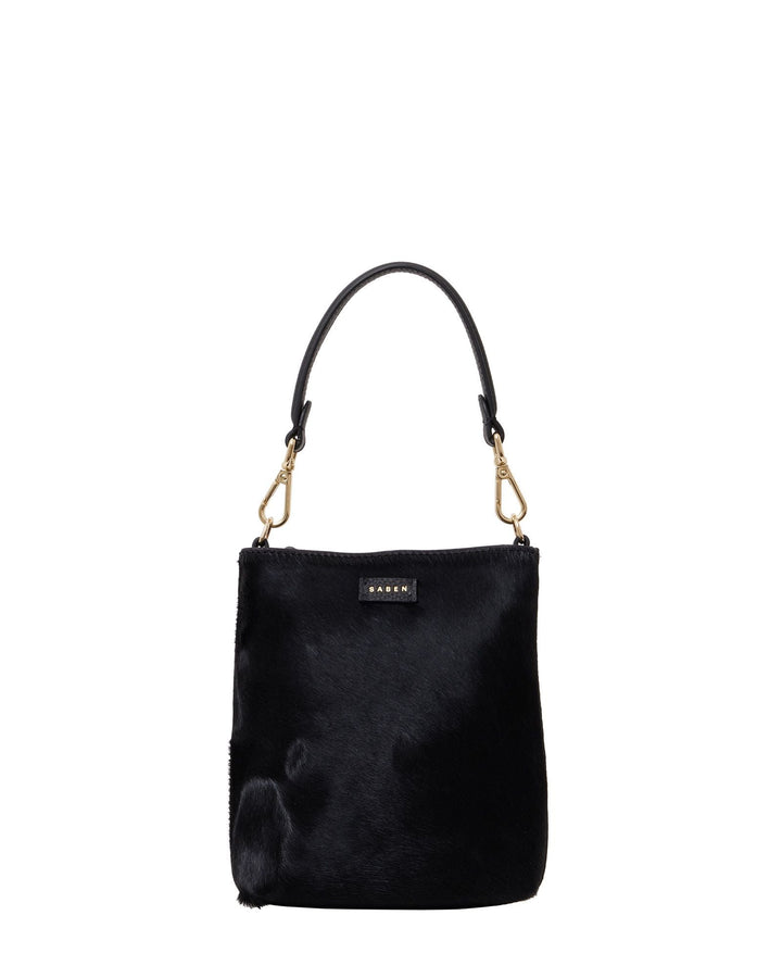 Saben Coco Mini Bag - Black Haircalf - Shop 9