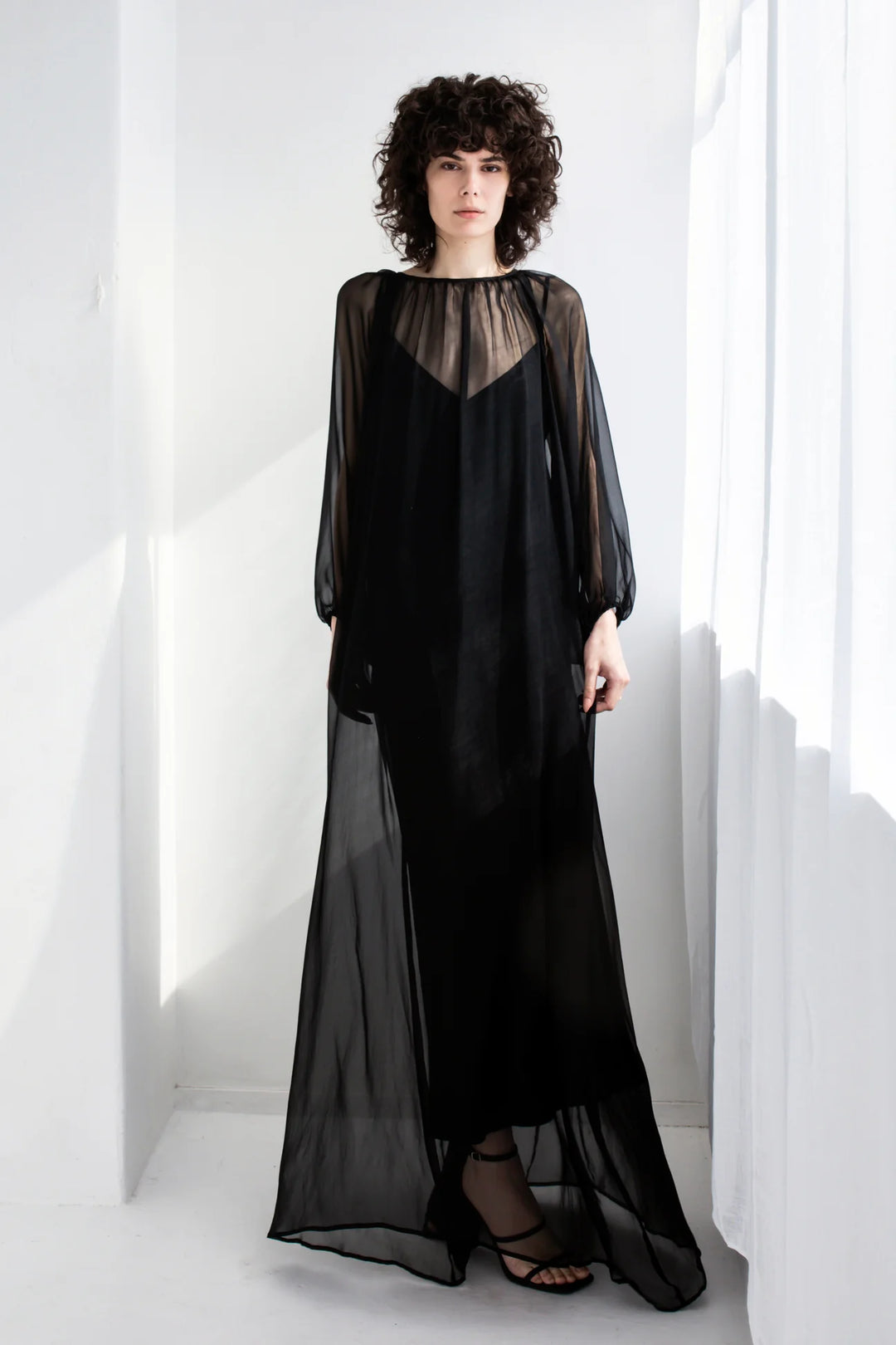 Shen Harmony Silk Dress - Black - Shop 9