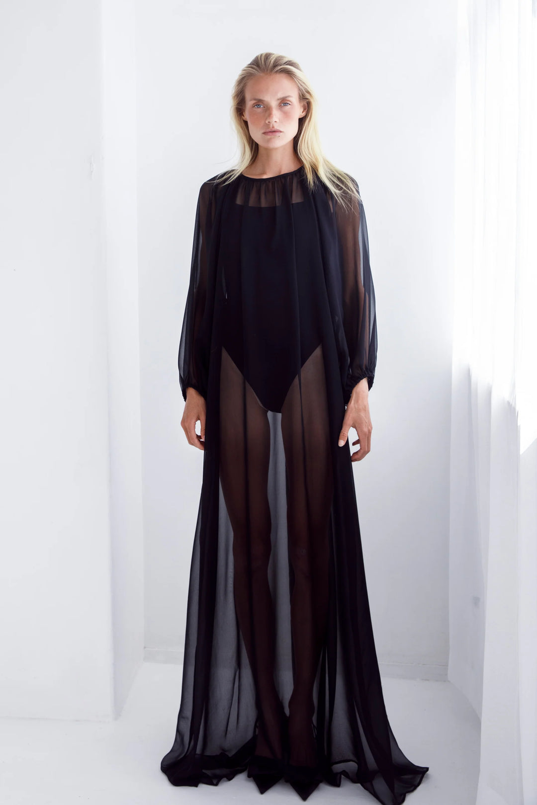 Shen Harmony Silk Dress - Black - Shop 9