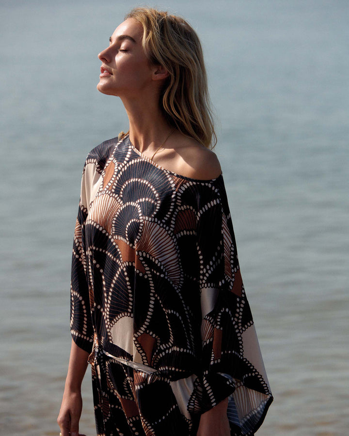Summum Midi Dress Twill Satin
