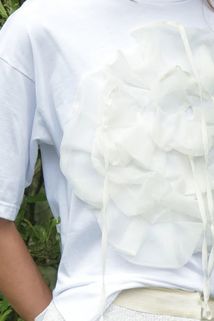 Trelise Cooper My Heart Rose On T-Shirt - White - Shop 9