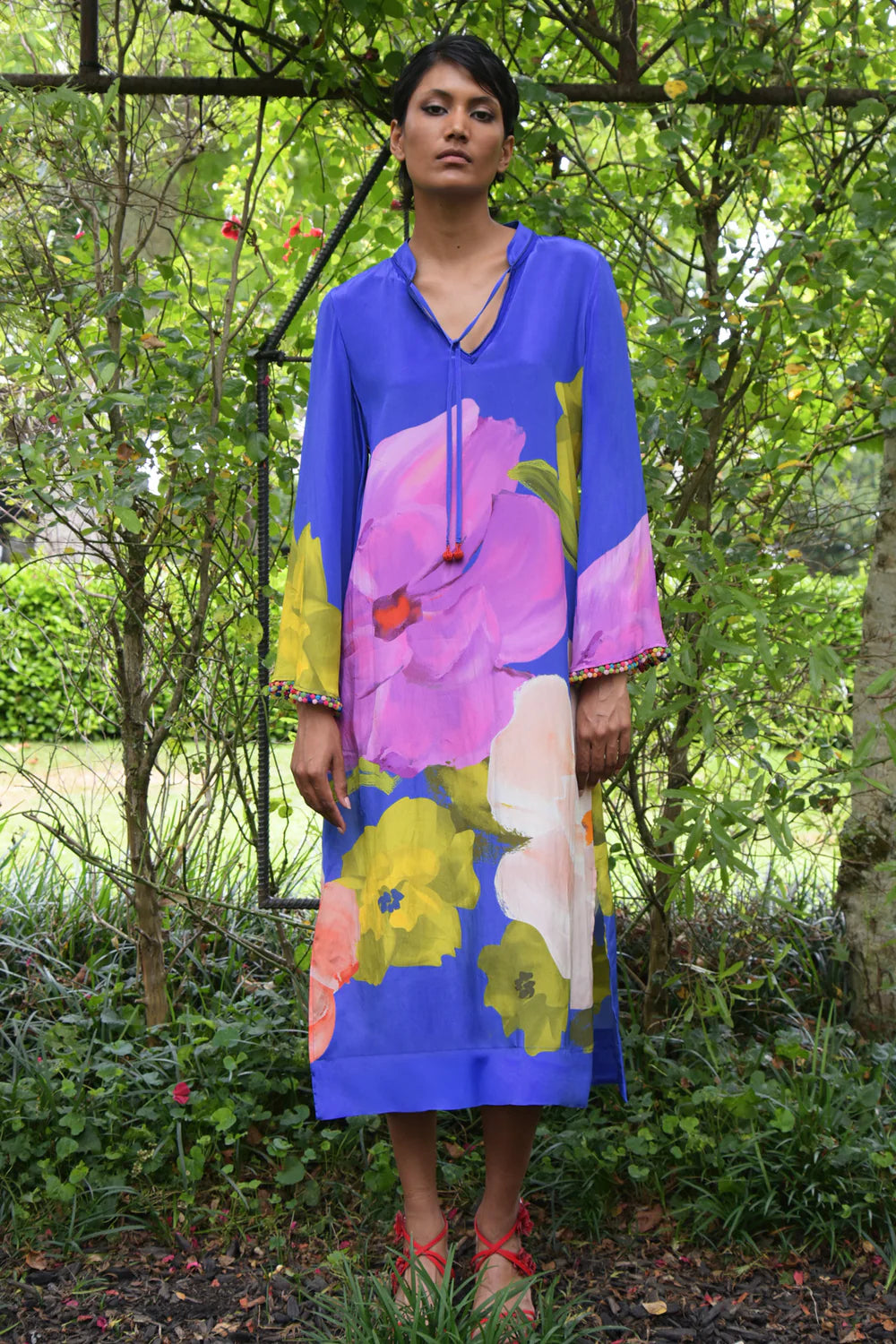 Trelise Cooper My Shift To You Dress - Cobalt Floral - Shop 9