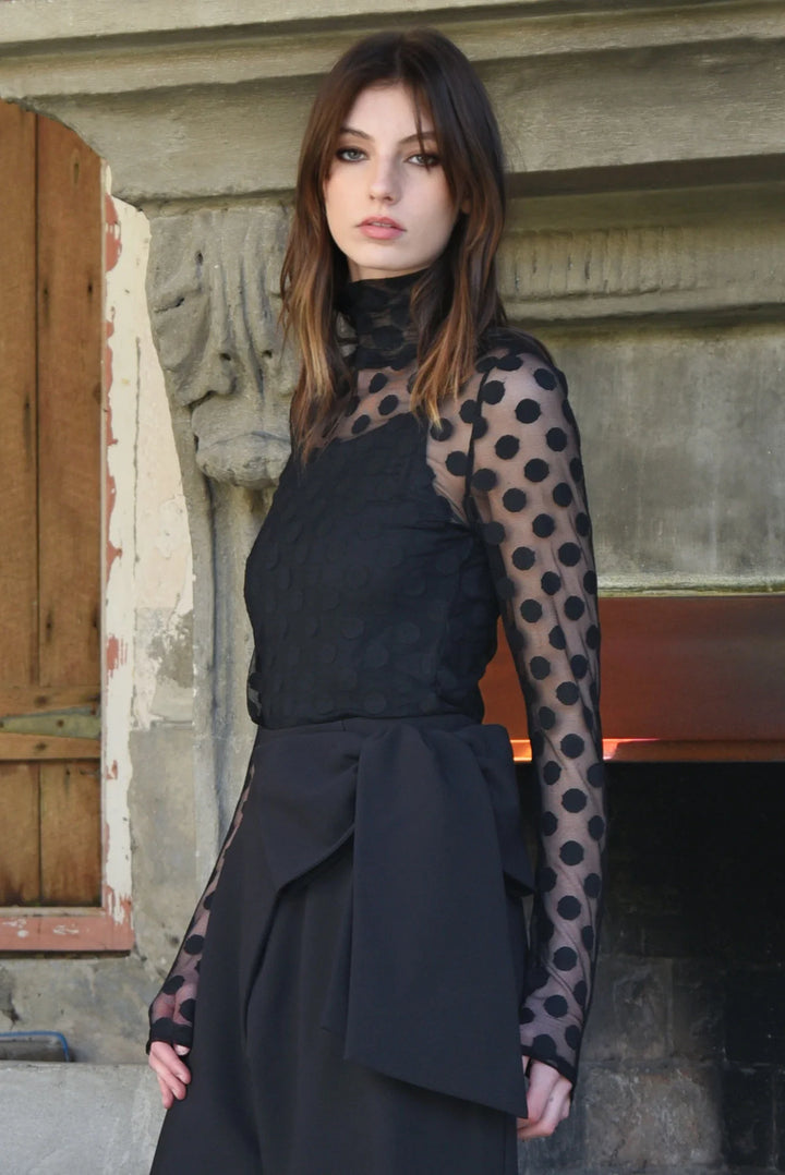 Trelise Cooper Neck of The Woods Top - Black - Shop 9