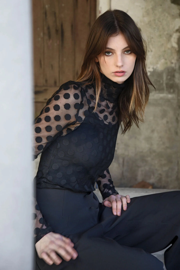 Trelise Cooper Neck of The Woods Top - Black - Shop 9