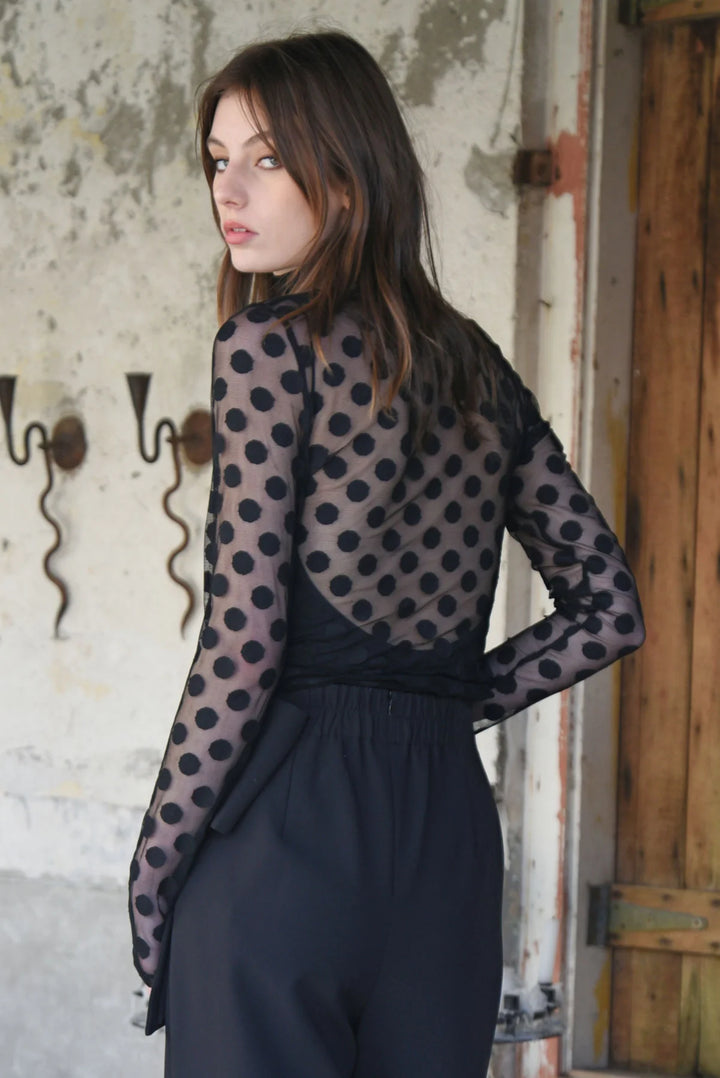 Trelise Cooper Neck of The Woods Top - Black - Shop 9