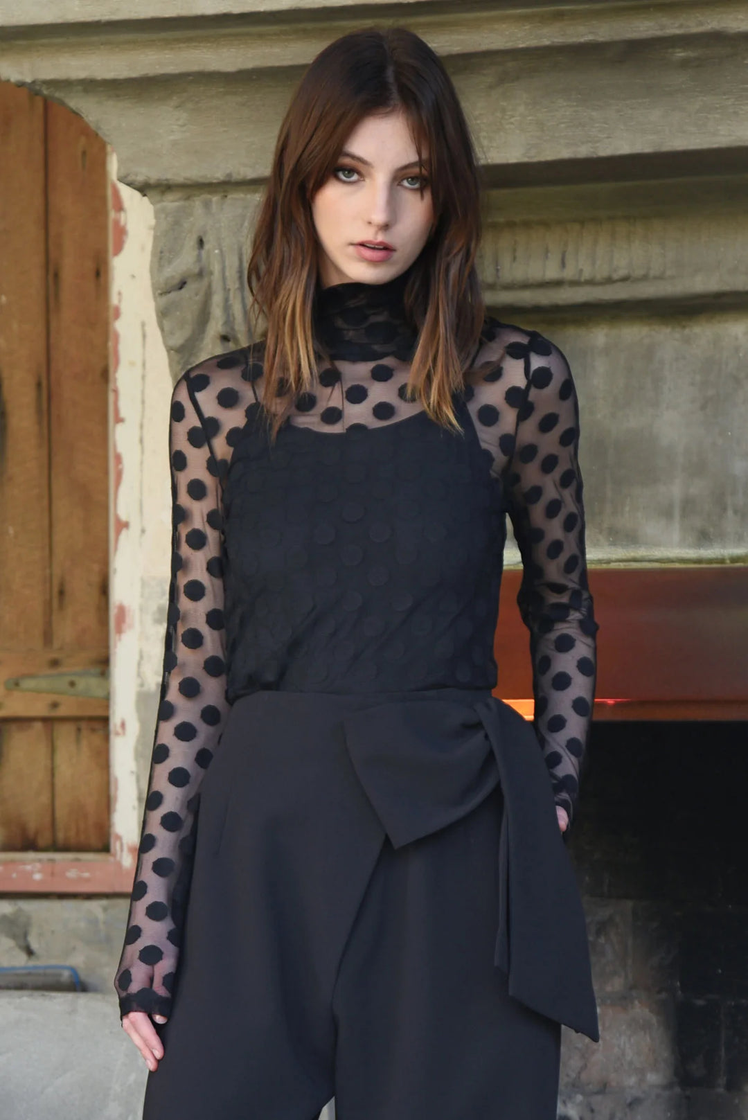Trelise Cooper Neck of The Woods Top - Black - Shop 9