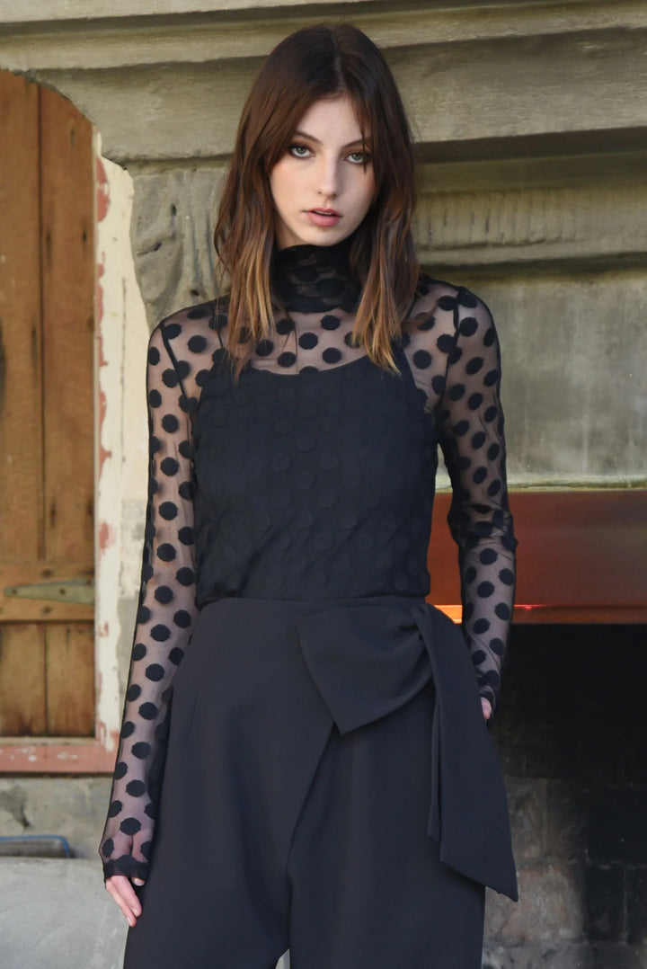 Trelise Cooper Neck of The Woods Top - Black - Shop 9