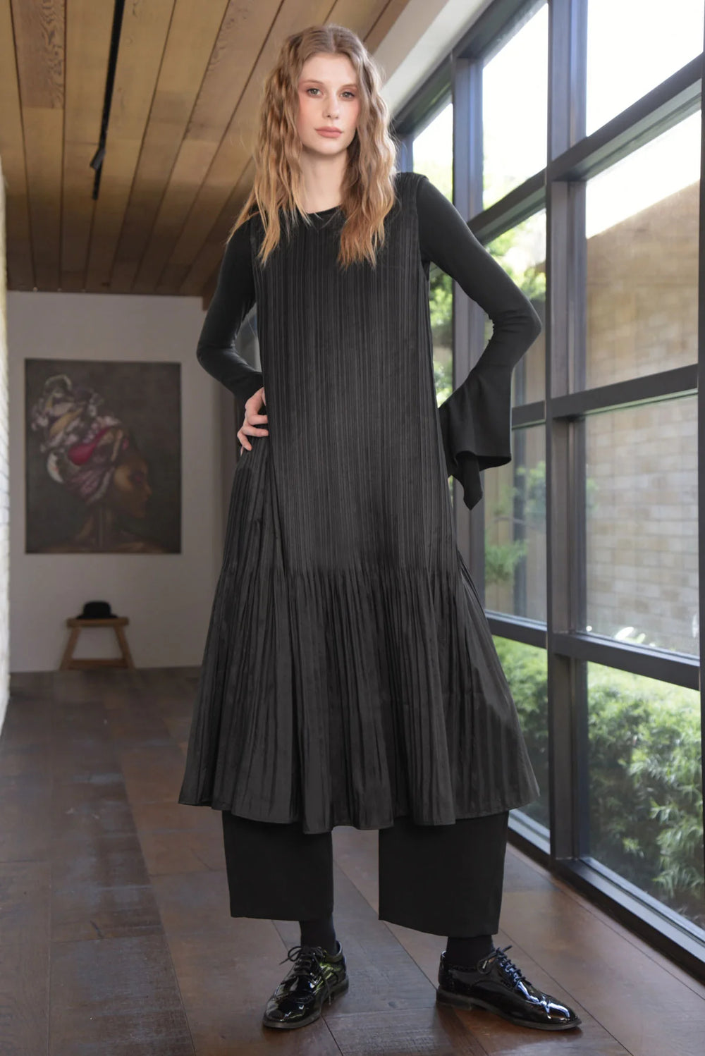 Trelise Cooper Pleaty Sweetie Dress - Black - Shop 9