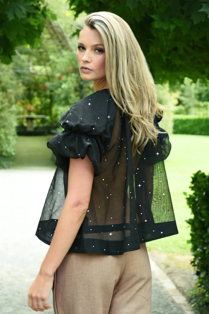 Trelise Cooper Pop Off Top - Black - Shop 9
