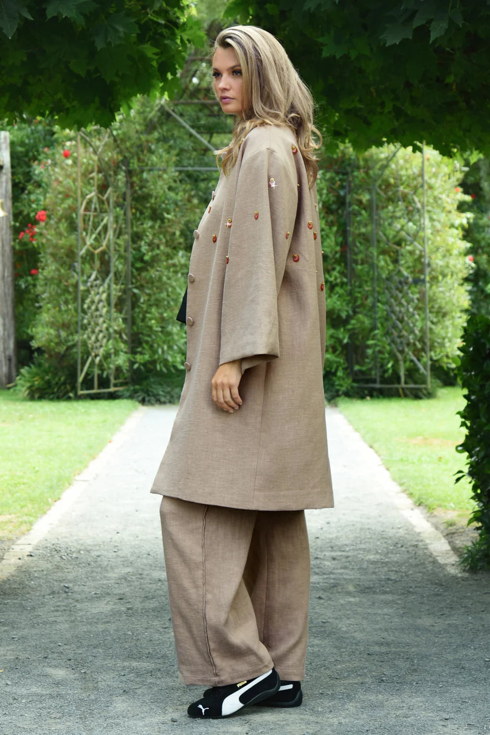 Trelise Cooper Walk Right Up Trouser - Taupe - Shop 9