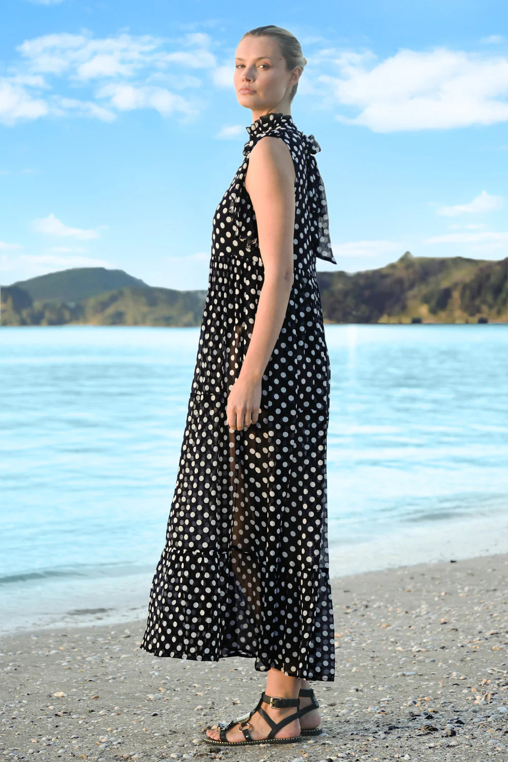 Trelise Cooper You Tier Me Up Dress - Black/White - Shop 9