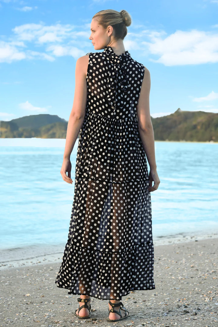 Trelise Cooper You Tier Me Up Dress - Black/White - Shop 9