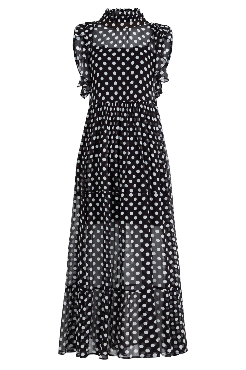 Trelise Cooper You Tier Me Up Dress - Black/White - Shop 9