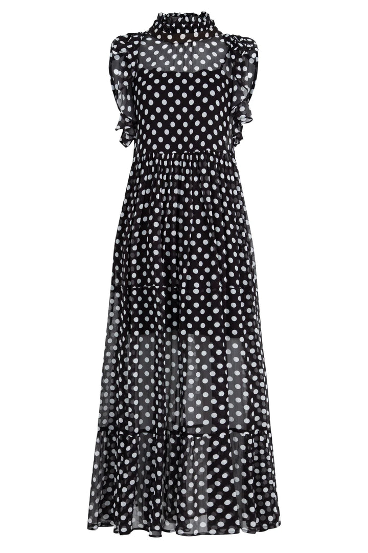 Trelise Cooper You Tier Me Up Dress - Black/White - Shop 9