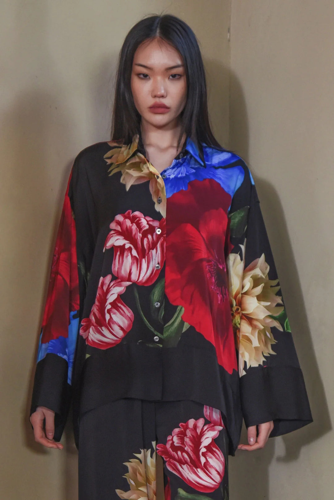 Trelise Cooper Glossy Goddess Blouse - Black Floral - Shop 9